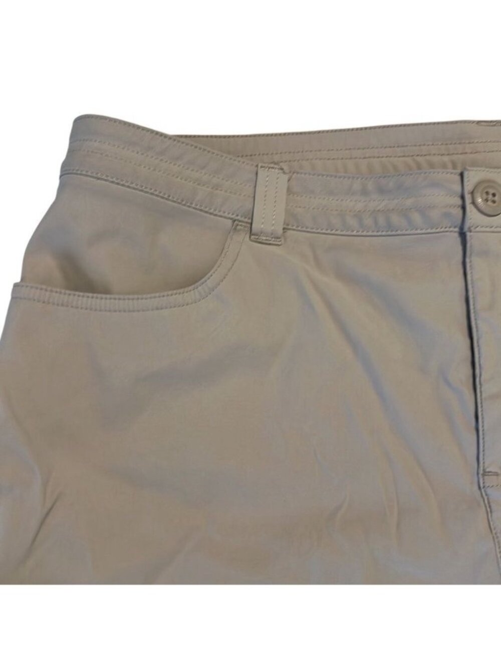 Eddie Bauer Tan Pockets Cargo Shorts Women's Size 16 - Picture 6 of 12